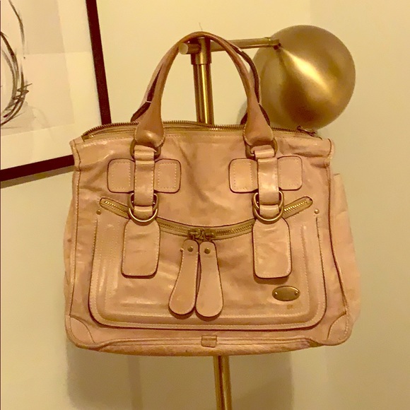 CHLOE “Bay” bag in beige leather - Picture 1 of 2